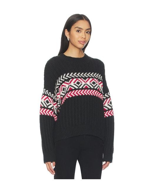 Sanctuary Black Intarsia Sweater