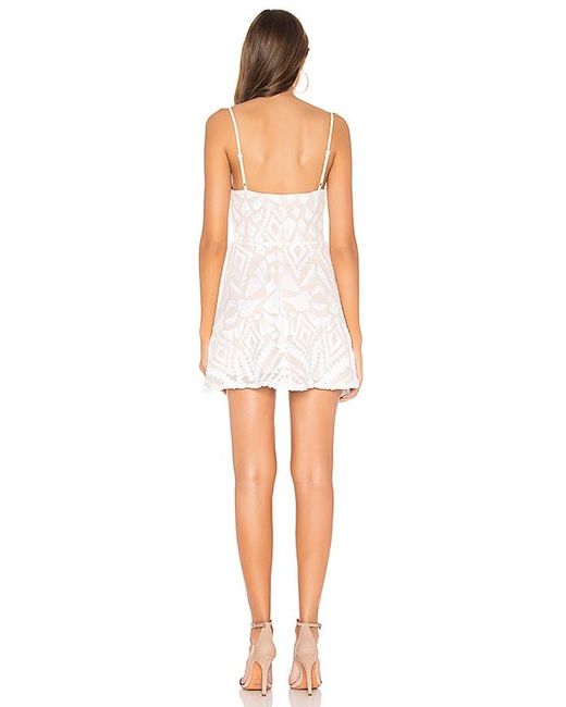 Minivestido Tiff En Color Blanco Talla (También En Xxs, Xs, S, M, Xl) superdown de color White