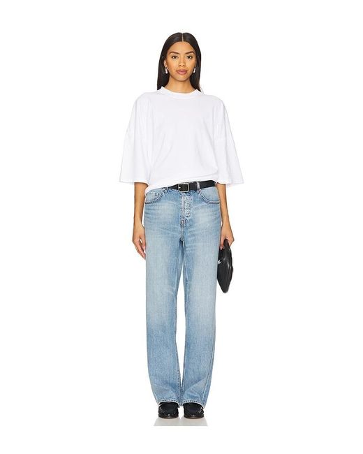 GRLFRND Blue Bella Low Rise Boyfriend