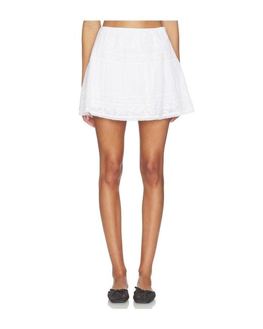Show Me Your Mumu White Camden Skort