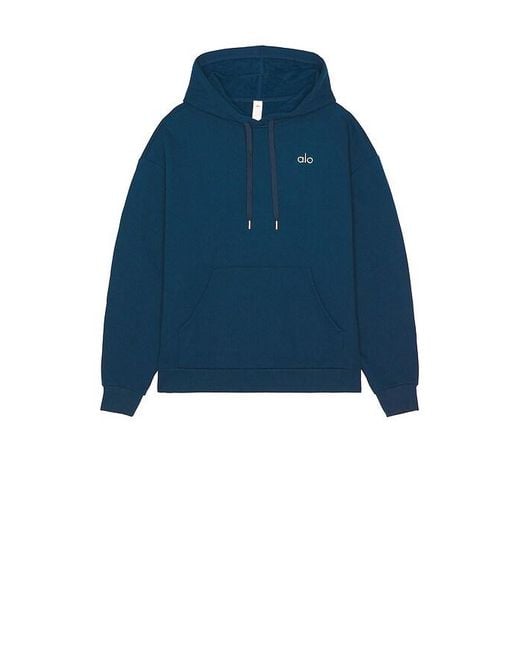 Alo Yoga Accolade Hoodie in Blue for Men | Lyst