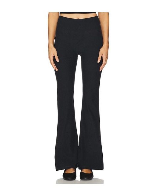 Beyond Yoga Black Spacedye Midrise Bootcut Pant