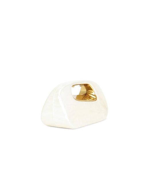 Cult Gaia White Amara Clutch