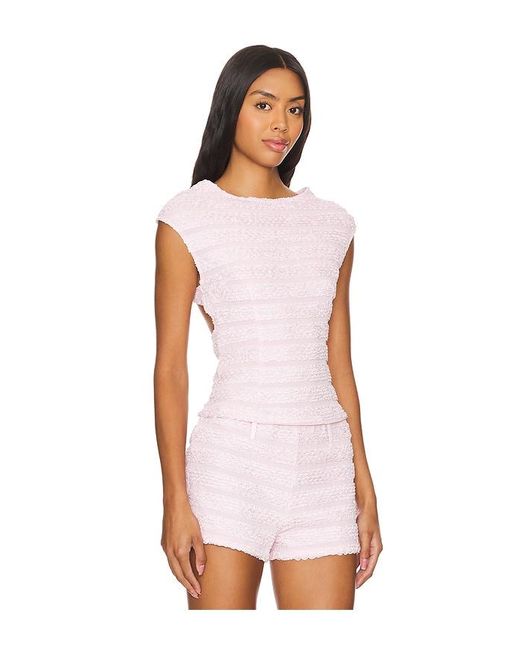Lioness White Uno Tie Top