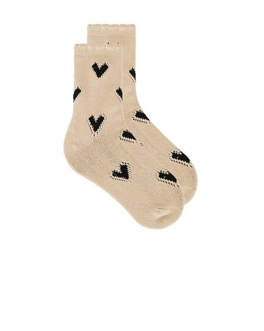 Free People White Cupids Bow Sock