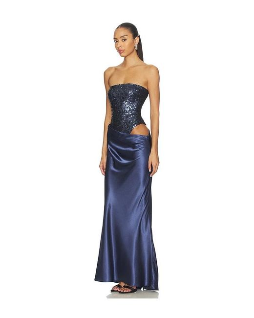 ALL THE WAYS Blue Carrie Maxi Dress