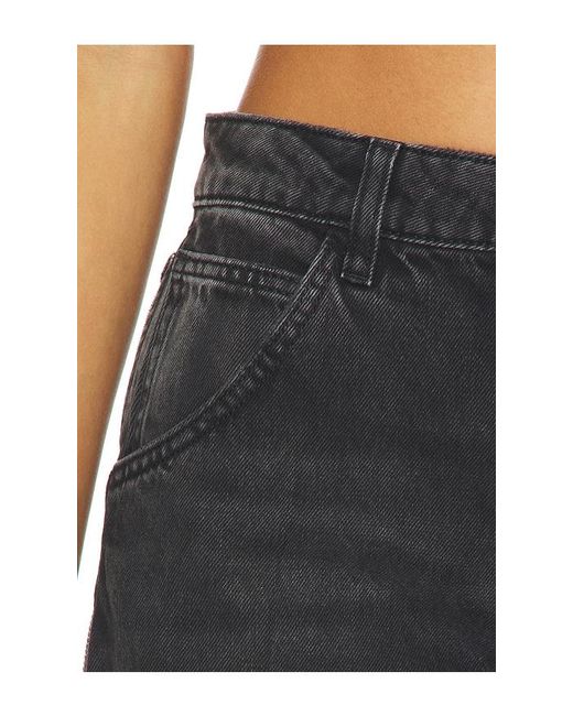 seventy + mochi Black Bo Zip Wide Leg Jeans