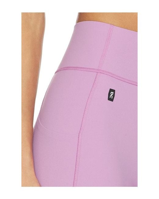 On Shoes Pink Studio Legging 7/8