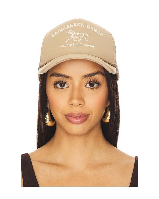 Gigi Pip Natural Saddleback Ranch Hat