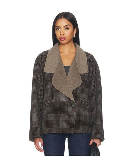 FAVORITE DAUGHTER Black The Cameron Coat