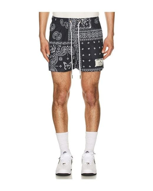 Ryoko Rain Black Original Paisley Shorts for men