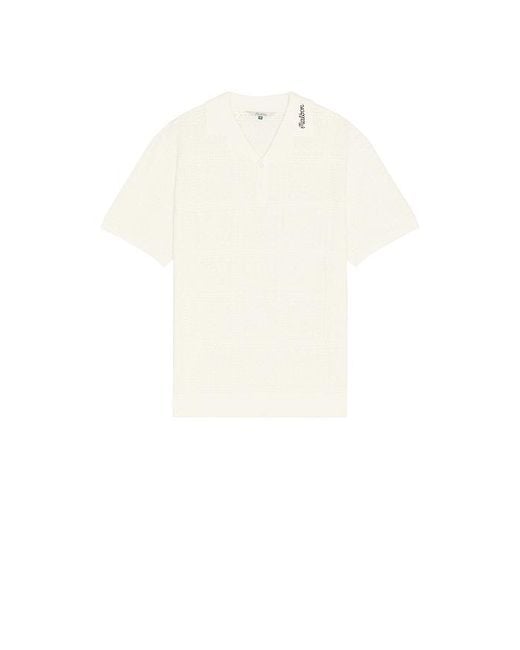 Malbon Blue Resort Crochet Polo for men