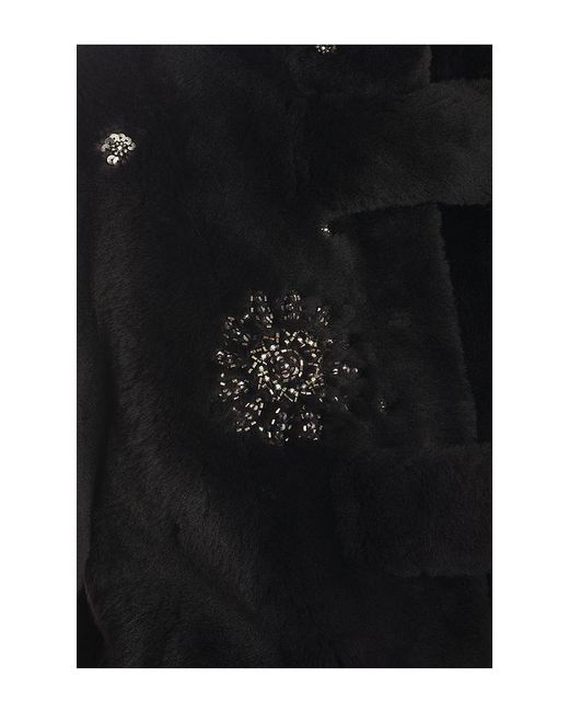 Siedres Black Sira Fur Jacket