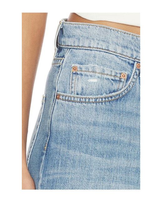 GRLFRND Blue Bella Low Rise Boyfriend