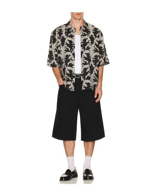 AllSaints Black Motif Shirt for men