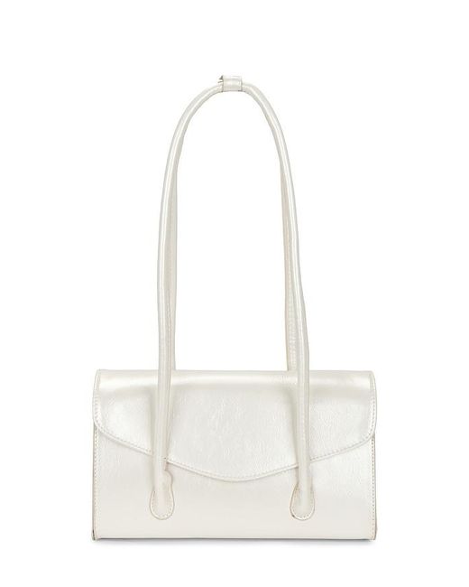 8 Other Reasons White Patent Leather Shoulder Bag