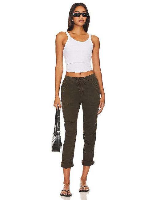 James Perse Green Soft Drape Utility Pant
