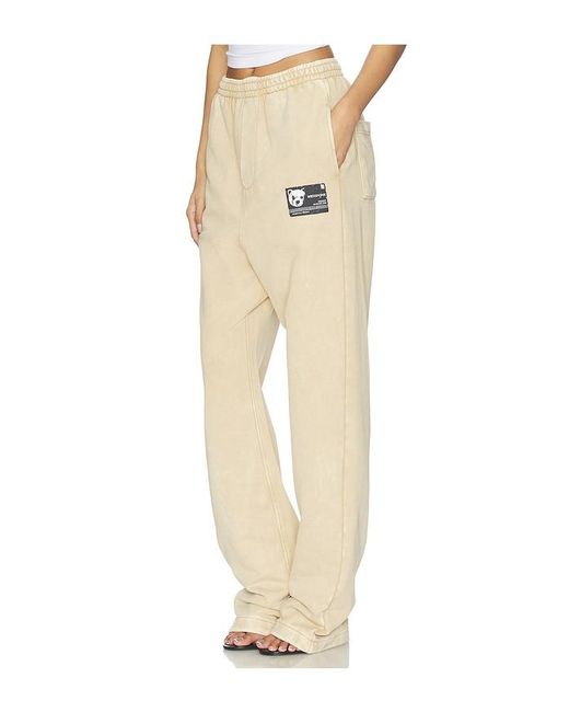 we11done Natural Teddy Id Jersey Pant