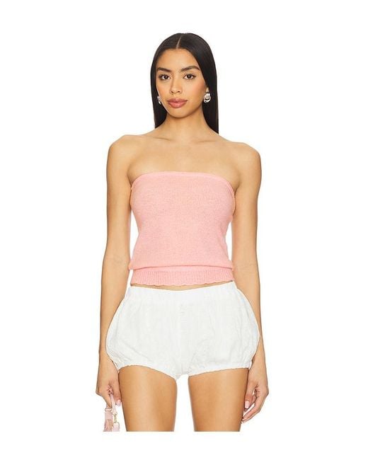 Amelie Teje White Arabella Top