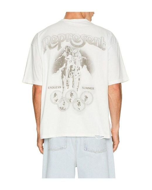 Represent White X Beach Boys Endless Summer Tee Shirt for men