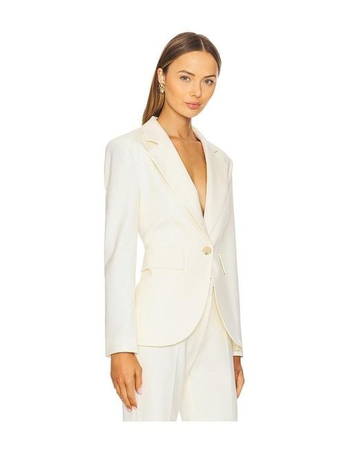 Smythe White Seamed Blazer