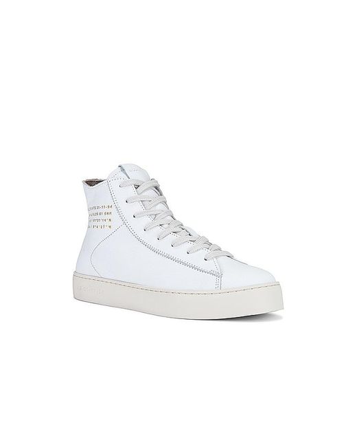 Zapatillas altas con cremallera tana AllSaints de color White