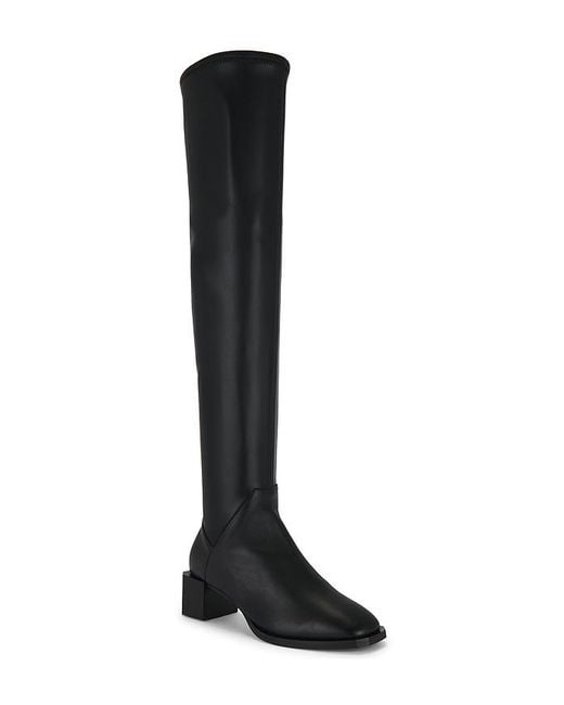 AllSaints Black Avril Over The Knee Boot