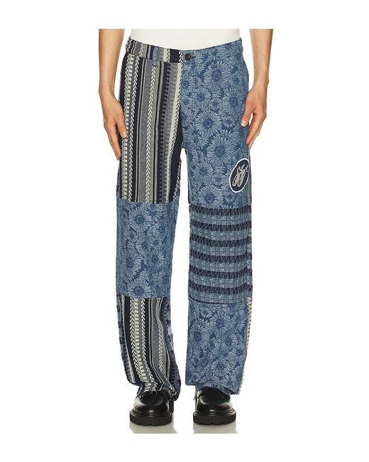 Honor The Gift Blue Tapestry Pant for men