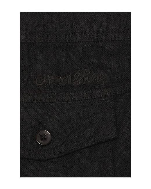 Critical Slide Black Cruiser Linen Walkshort for men