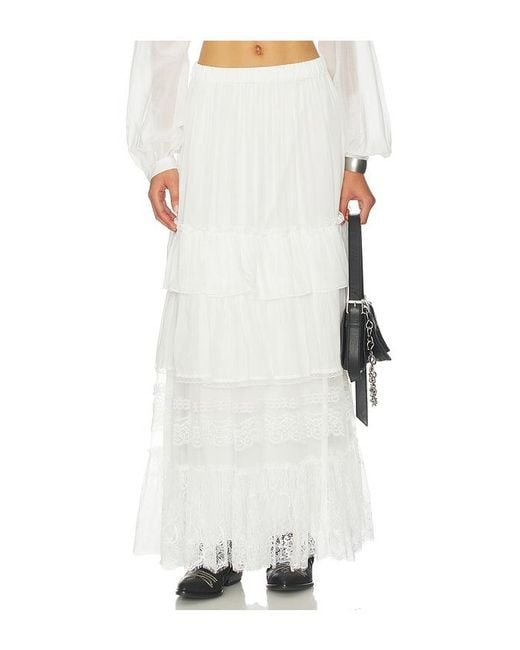 Aniye By White Carmen Long Skirt