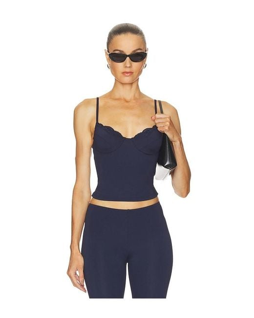 Only Hearts Blue Rose Underwire Camisole Top