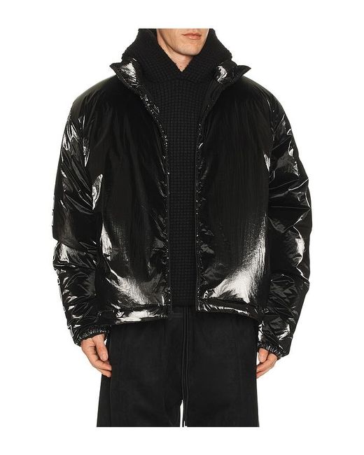 Fear Of God Black Puffer Jacket for men