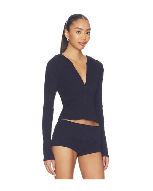 Lovers + Friends Blue Hudson Hoodie