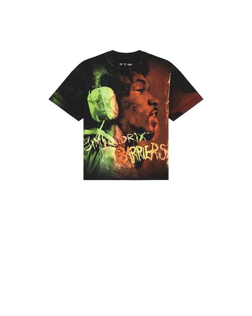 Barriers Worldwide Black X Jimi Hendrix Alchemy T-Shirt for men