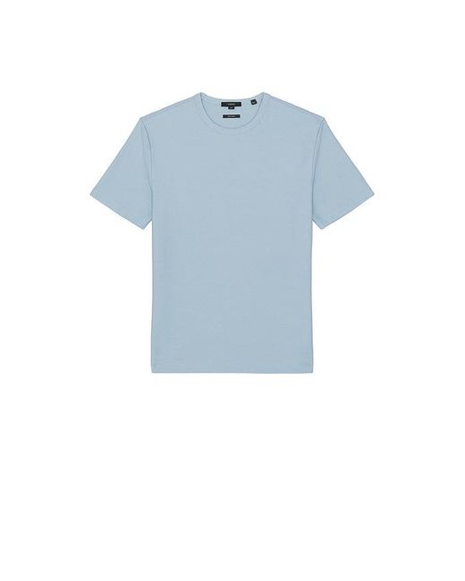 Vince Blue Pima Cotton Tee for men