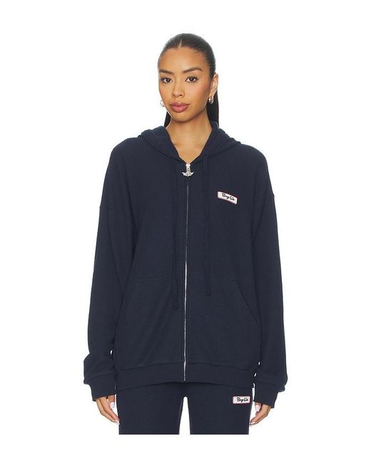 Boys Lie Blue Name Em' Harley Zip Hoodie