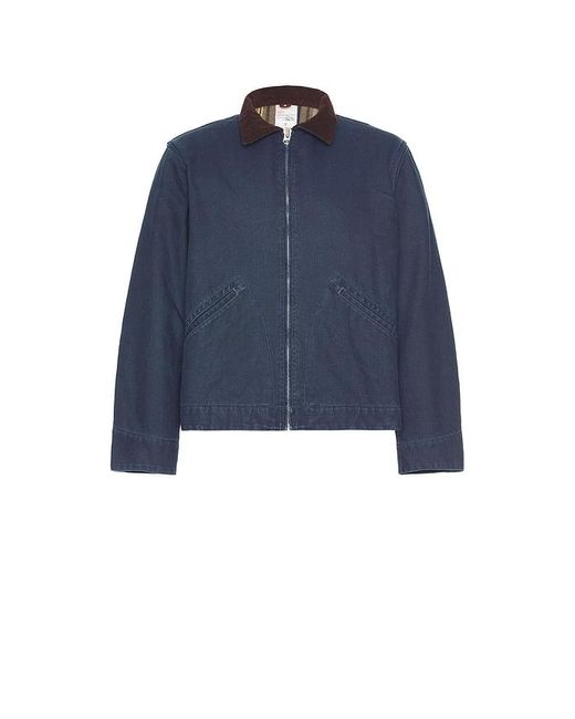 Nudie Jeans Blue Blake Zip Jacket for men