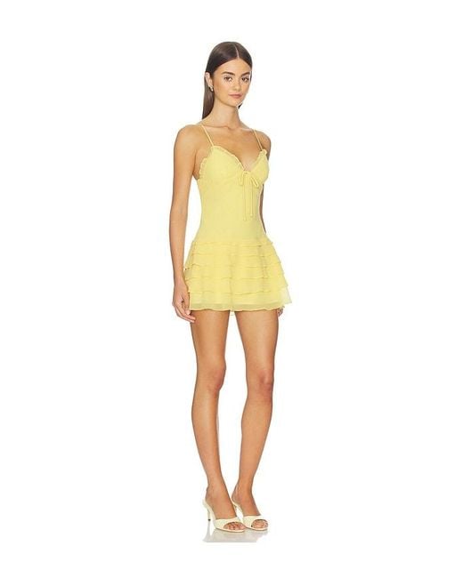 Amanda Uprichard Yellow Mirabelle Romper