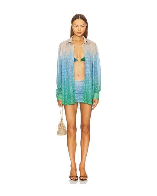 Oseree Blue Lumiere Shade Top