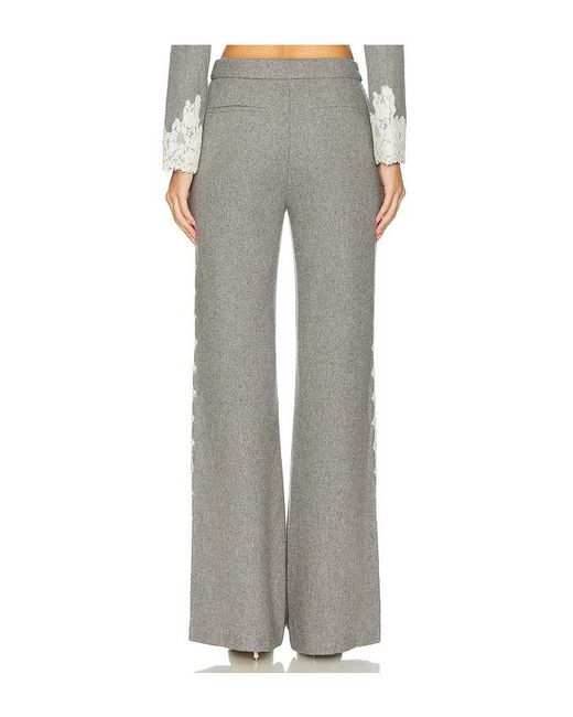 LoveShackFancy Gray Oriaith Pant