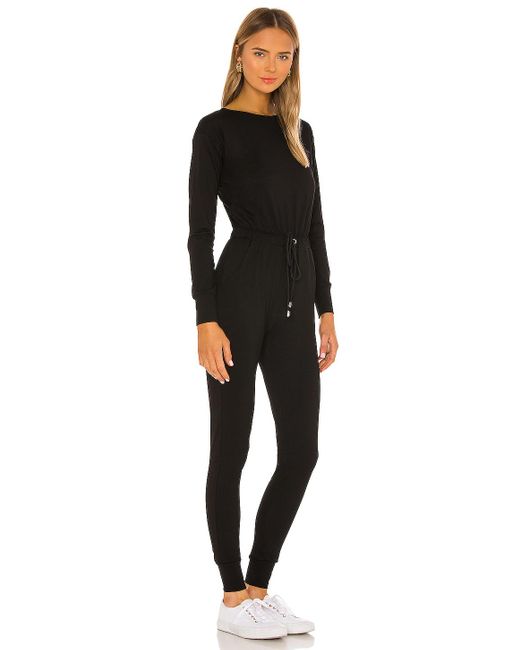 black lounge jumpsuit