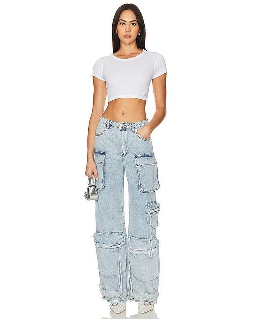 Steve Madden Blue Duo Cargo Pant