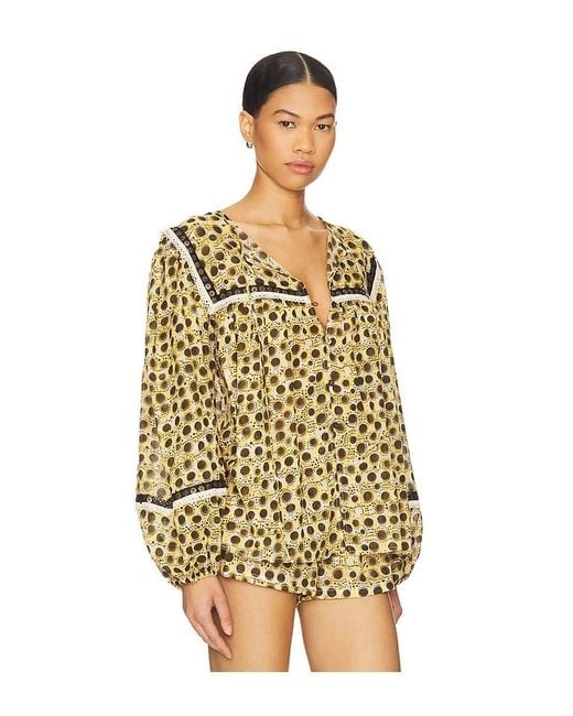 Siedres Yellow Nuya Blouse