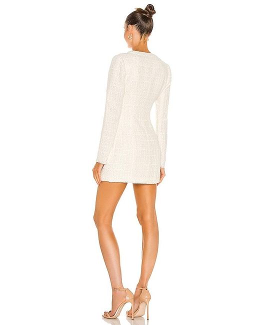 SAU LEE White Audrey Dress