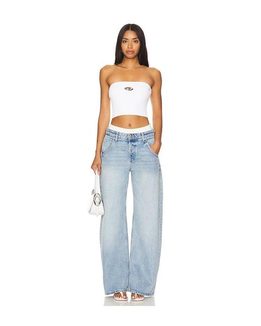EB DENIM Blue Enzo Midrise Barrel Jeans