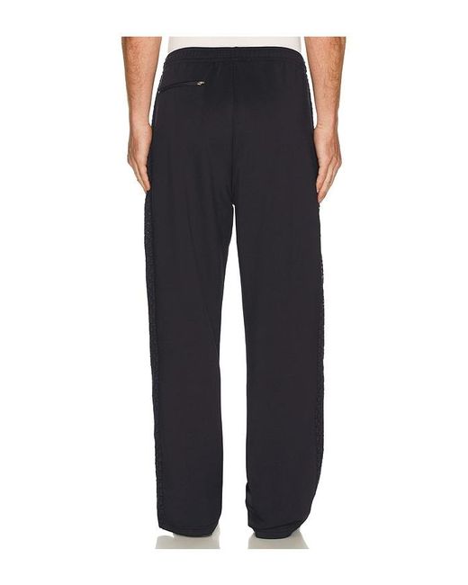 Palmes Black Tricot Track Pants for men