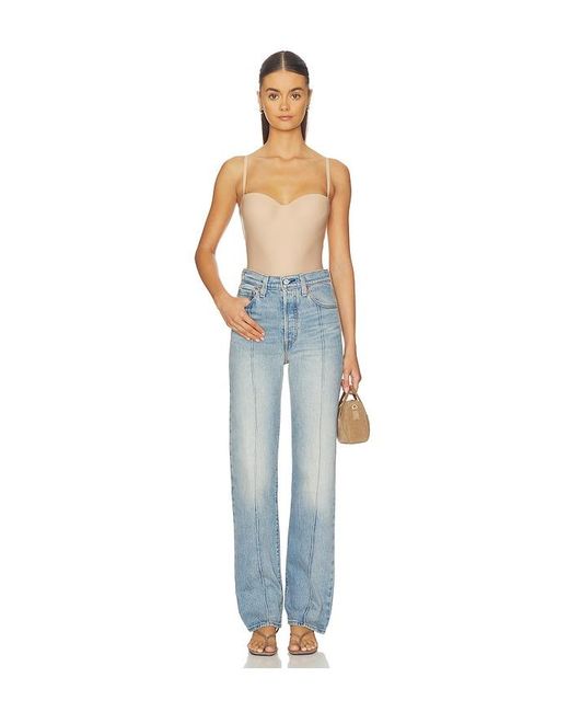 Levi's Blue Ribcage Full Length Straight
