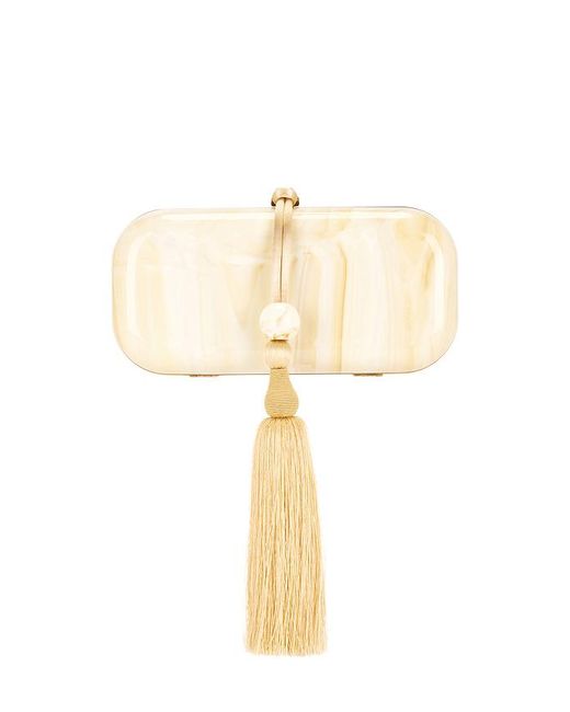 Cult Gaia Natural Yasmin Clutch