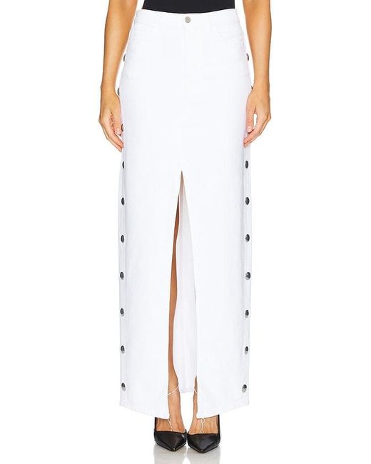 Falda larga elizabella 3x1 de color White