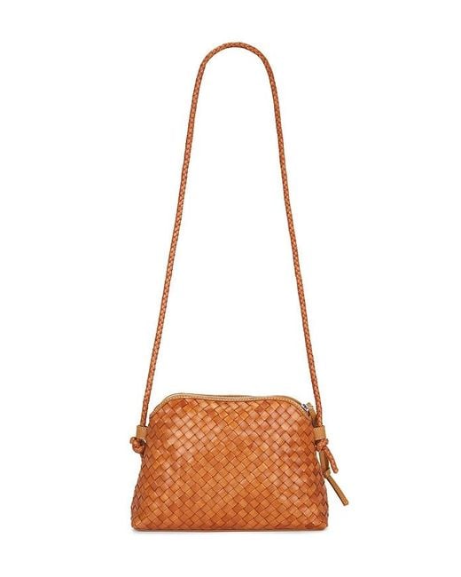Loeffler Randall Brown Mallory Woven Crossbody